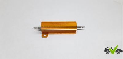 Резистор силовой проволочный с радиатором 50 Вт, 6 Ом, 5% (50W6ΩJ)