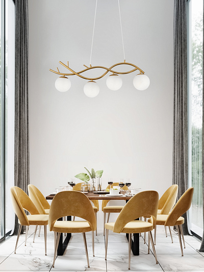 Freya, Подвесной светильник Rosella, FR8014PL-04BS