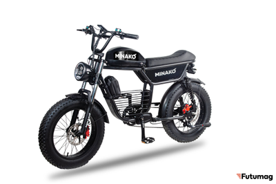 Электровелосипед Minako Bike черный