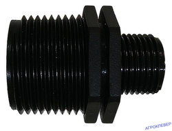 Нипель переходной 3/4"нар.х 1/2" нар. (пластик)