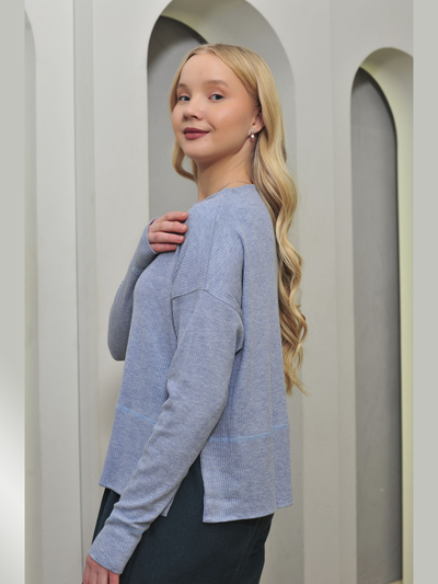 Джемпер 660-0424 голубой