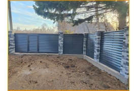 Забор жалюзи