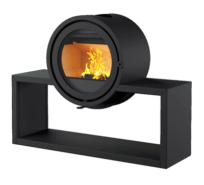 Печь-камин D 600 на подиуме