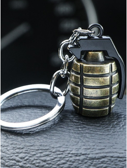 Брелок «ГРАНАТА», металл БРОНЗА