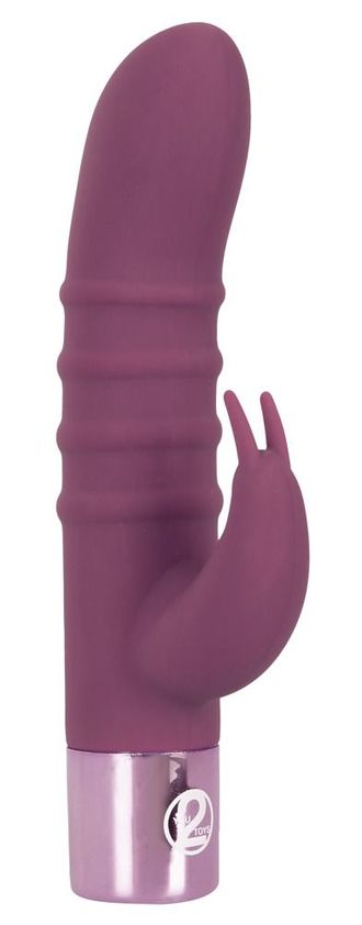Фиолетовый вибратор-кролик с ребрышками Rabbit Vibe - 16 см. Производитель: Orion, Германия