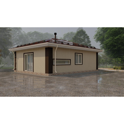 Одноэтажный дом с тремя спальнями 83м² (S61)