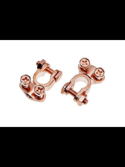 Клеммы аккумулятора цинковые для японских автомобилей (АКБ - 006) комплект 2 шт.