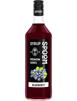Сироп Spoom Черника, 1 л (для кофе, коктейлей и десертов)