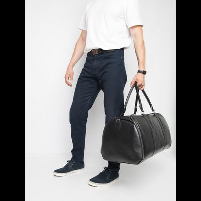 Кожаный портплед / дорожная сумка Goffredo 
Premium black (арт. 4045-51)