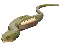 Snake, Harry Potter Basilisk with Tan Mouth - Brick Built, n/a (basilisk03)