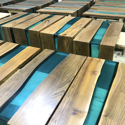 стол река, стол из эпоксидной смолы, стол с рекой, стол из смолы, мебель для отеля, стол из массива