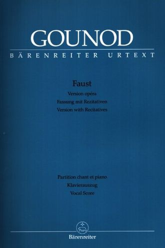 Gounod. Faust für Soli, gem Chor und Orchester Klavierauszug