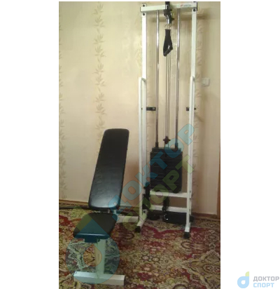 "Санитас" 60 кг со скамьей (металлические обрезиненные груза)