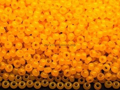 БИСЕР PRECIOSA 10/0 - 50г - 83110М НЕПРОЗРАЧНЫЙ МАТОВЫЙ ЖЁЛТЫЙ