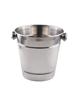 Ведро для льда d=14 см. 1,6 л. нержавеющая сталь