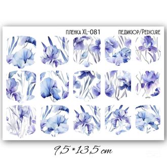 ПЛЕНКИ ДЛЯ НОГТЕЙ 9,5*13,5 СМ XL-081