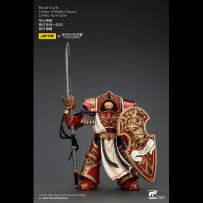 Алый паладин Кровавых Ангелов (Warhammer Horus Heresy) - КОЛЛЕКЦИОННАЯ ФИГУРКА 1/18 Blood Angels Crimson Paladin Crimson Exemplar (JT00300) - JOYTOY