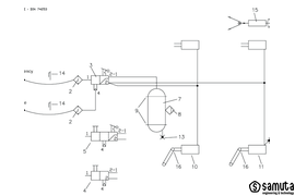 Схема принципиальная DIN 74253 Тормозное оборудование для автомобилей и прицепов графические символы