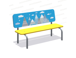 Скамья "Горы" Romana 302.09.00 (фанера)