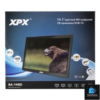 Цифровой телевизор 14,1" XPX EA-148D с аккумулятором