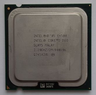 Процессор Intel Core 2 Duo E4500 2.2 Ghz Х2 socket 775 (800) (комиссионный товар)