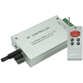 Аудиоконтроллер для светодиодных RGB лент Ecola 144W 12V 12A c радиопультом управления (цветомузыка) RCM12AESB