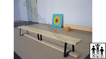 горизонтальная гимнастическая скамья