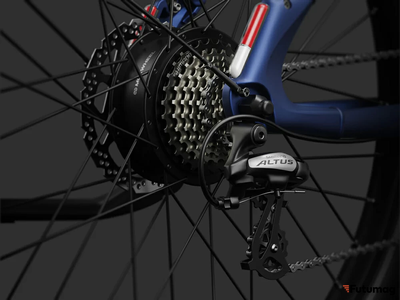 Электровелосипед MOKWHEEL Tarmac синий