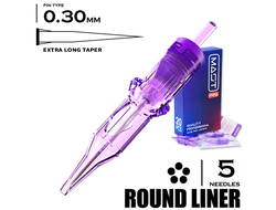 5 RLT/0.30 - Round Liner Extra Long Taper "MAST PRO"