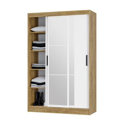 Тайм Шкаф-купе (1310*2000*500мм),крафт/ белый