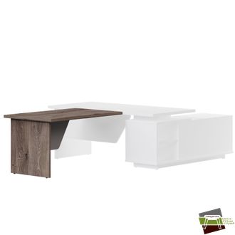 Брифинг 1350х850х750 B-832_Дуб Веллингтон табак/Кубанит серый