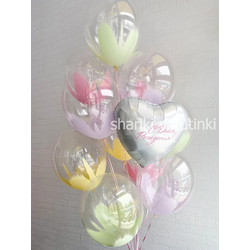 Фонтан 13 шаров "Летние краски"