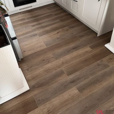 SPC ламинат FirstFloor Сканди Дуб Кофе 1F021 43 класс толщина 4.0 мм с фаской замковый 2.665 м2