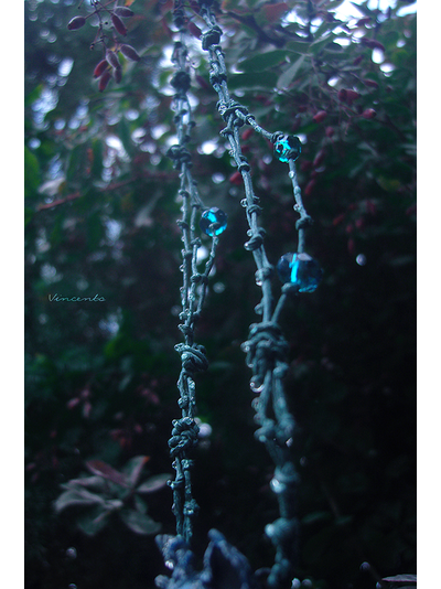 Волшебное колье "Морская Лисичка" (необычное фэнтези-украшение в морском стиле)