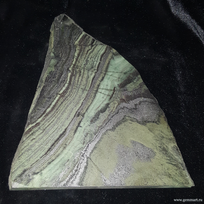 Джеспилит — полированный срез с 2-х сторон 180*220*13мм