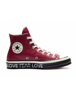 Кеды Converse Chuck Taylor 70 Love Graphic кожаные красные высокие