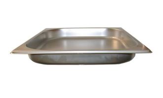 Гастроемкость без крышки нерж. GN-2/1 глубина 65