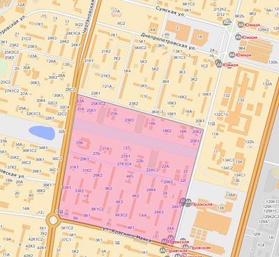 ул. Красного Маяка - Кировоградская (105 шт.)