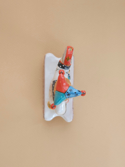 Качалка "Скоморох с 3-мя бубенчиками"