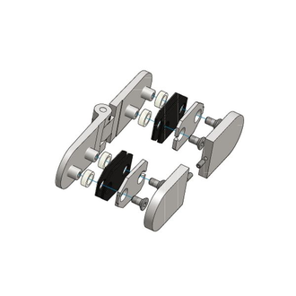 Петля для душевых кабинок Roca RG-987 860696 161 x 40 мм стекло - стекло 9516003860