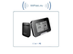 IP видеоняня WiFi (Настольные часы - метеостанция с внешним датчиком температуры, охранная видеокамера) с аккумулятором и с DVR, Full HD 1 Mp