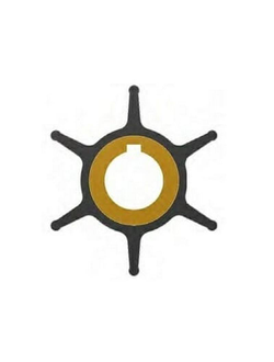 Импеллер со шпонкой Ancor 5571 Ø55,2x20мм посадочное Ø17,2мм 6 лопастей из черного неопрена для двигателей Honda 35/40/45/50л.с.