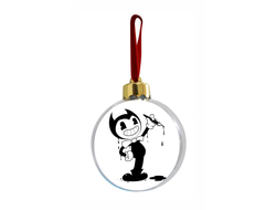 Шар елочный Бенди и Чернильная машина №16