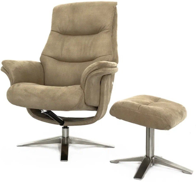 Кресло реклайнер Relax Boss с пуфом для ног