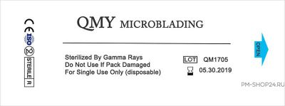 QMY Игла-текстура 0.4/1RL, 25 шт.