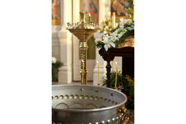 Съемка крещения