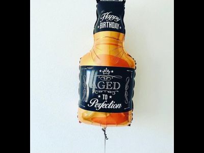 Виски, фольгированный шар, 83см