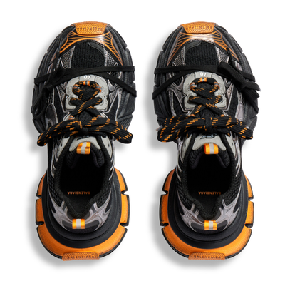 Balenciaga 3XL Sneaker Worn-Out Black Orange