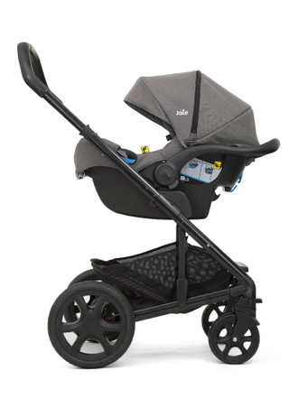 Joie Chrome DLX + спальный болк Chrome Carrycot + автокресло Joie i-Gemm