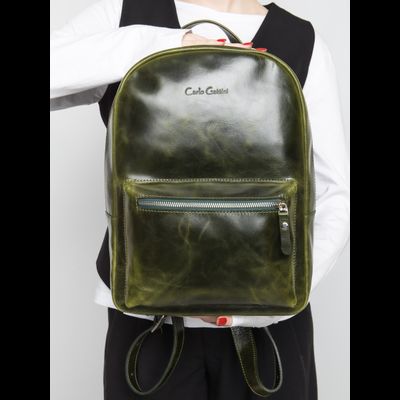Женский кожаный рюкзак Albiate dark green (арт. 
3103-11)
